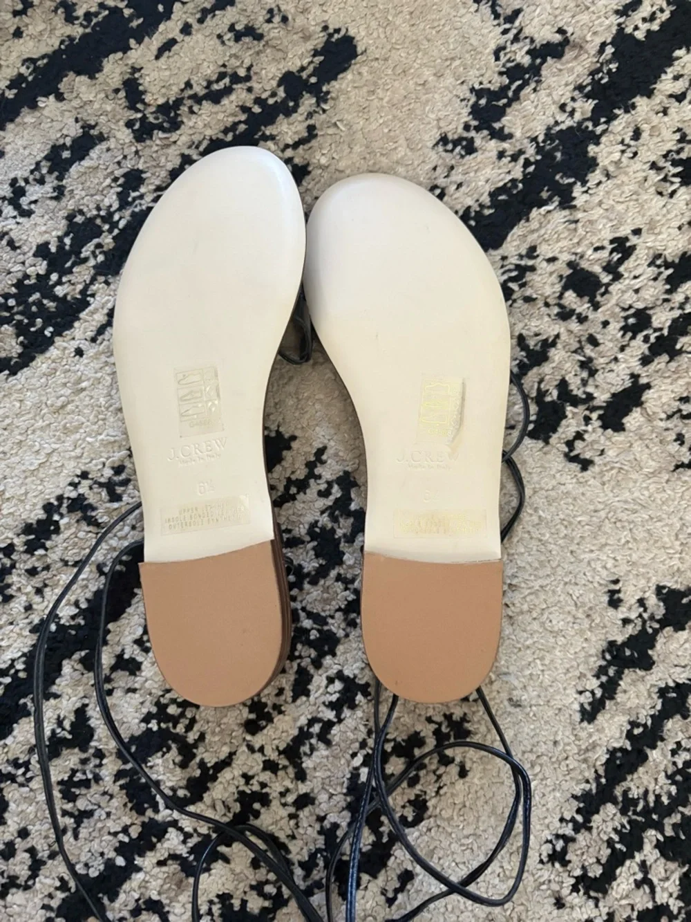 NWT J-crew Gladiator Sandals - Picture 2 of 2